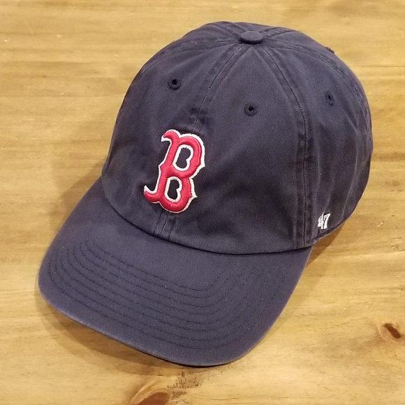 Boston Red Sox Hat 47 Brand Blue Cotton Dad MLB Baseball One Size - Picture 5 of 10